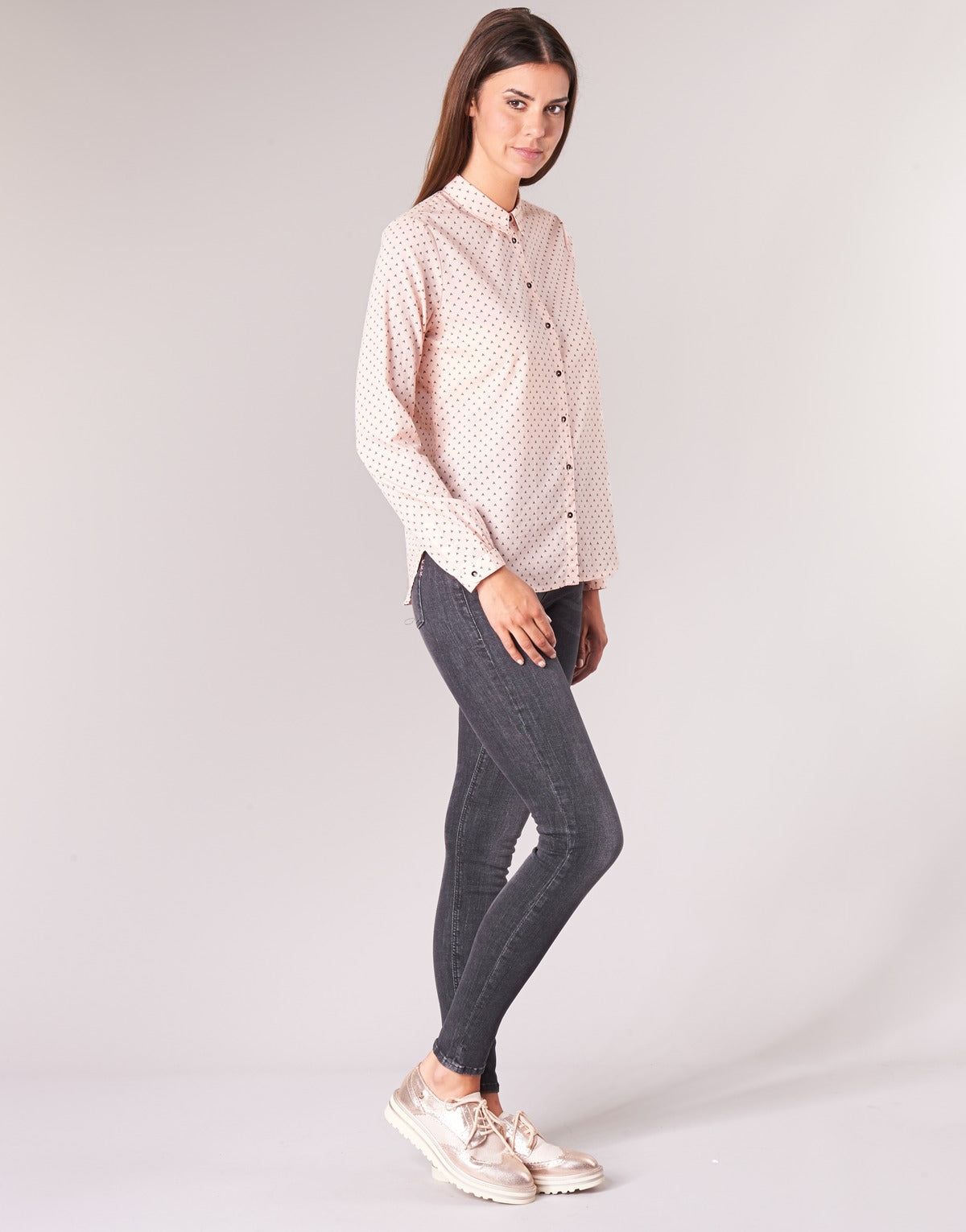 Pantalone Donna Maison Scotch LA BOHEMIENNE Nero