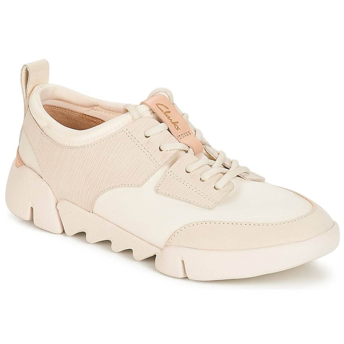 Sneakers basse Donna Clarks Tri Spirit Beige