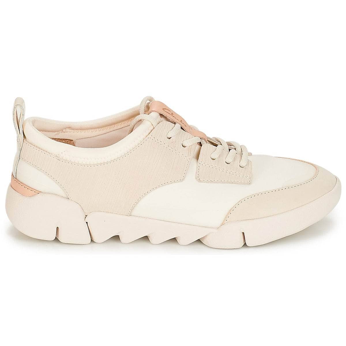 Sneakers basse Donna Clarks Tri Spirit Beige