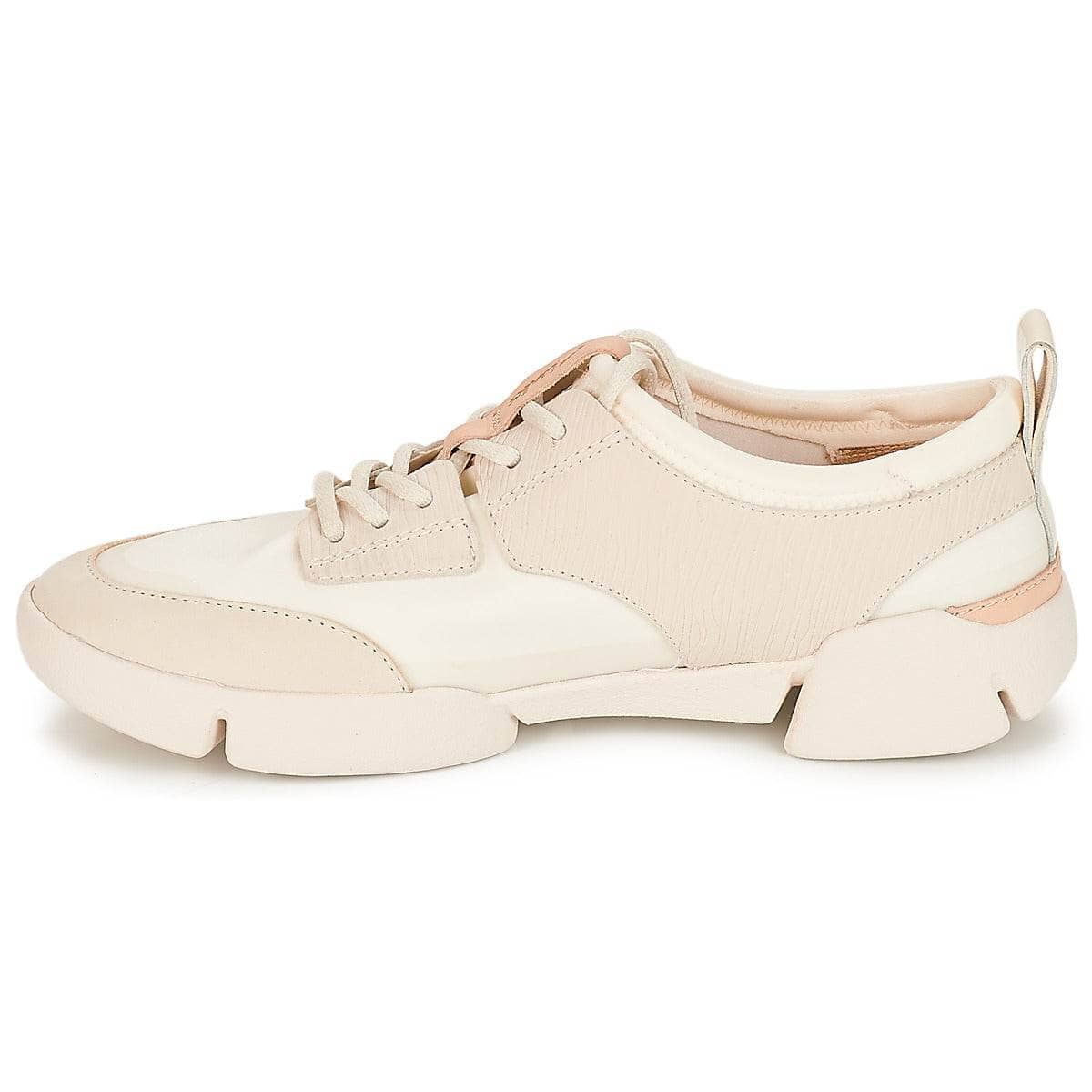 Sneakers basse Donna Clarks Tri Spirit Beige