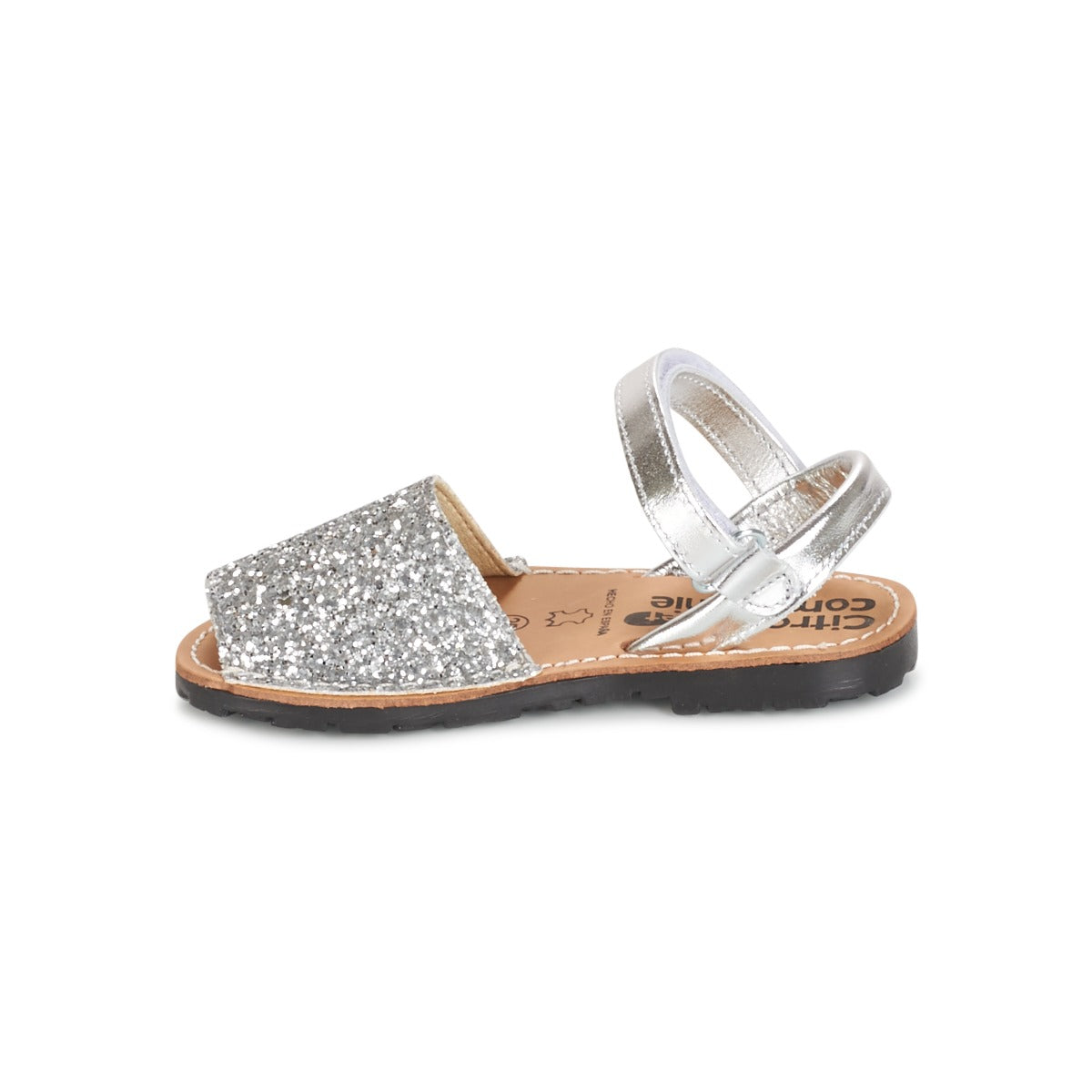 Sandali bambini ragazza Citrouille et Compagnie SQUOUBEL Argento