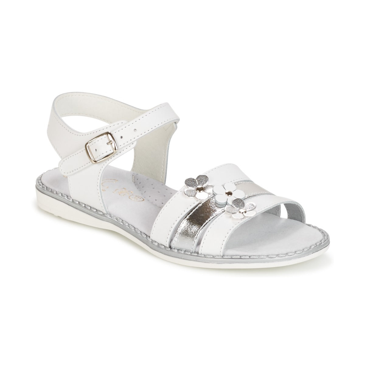 Sandali bambini ragazza Citrouille et Compagnie KATAGUE Bianco