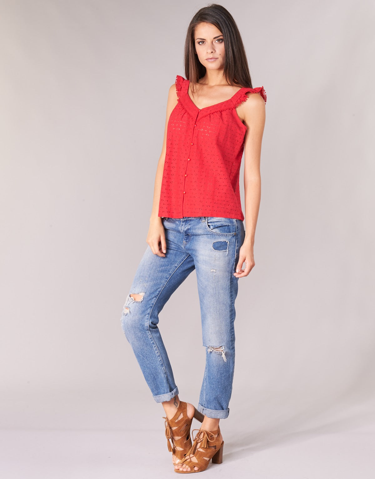 Camicetta Donna Betty London KOCLA Rosso