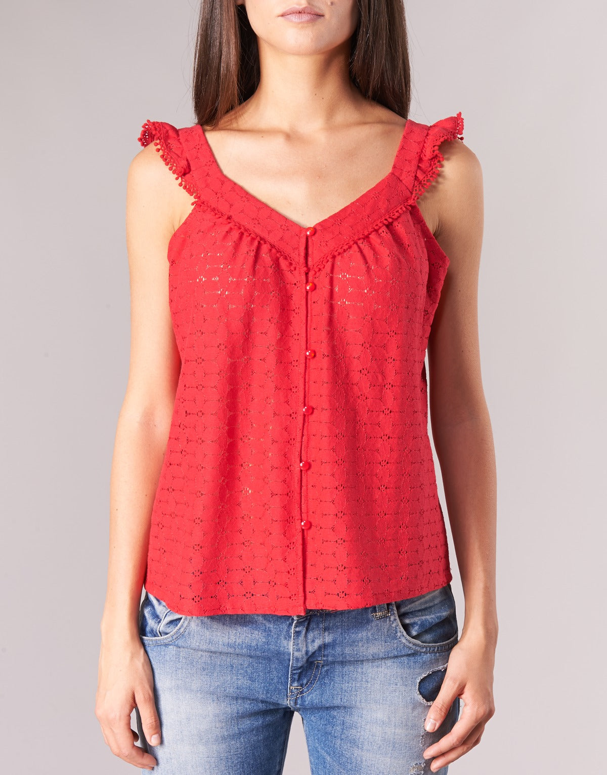 Camicetta Donna Betty London KOCLA Rosso