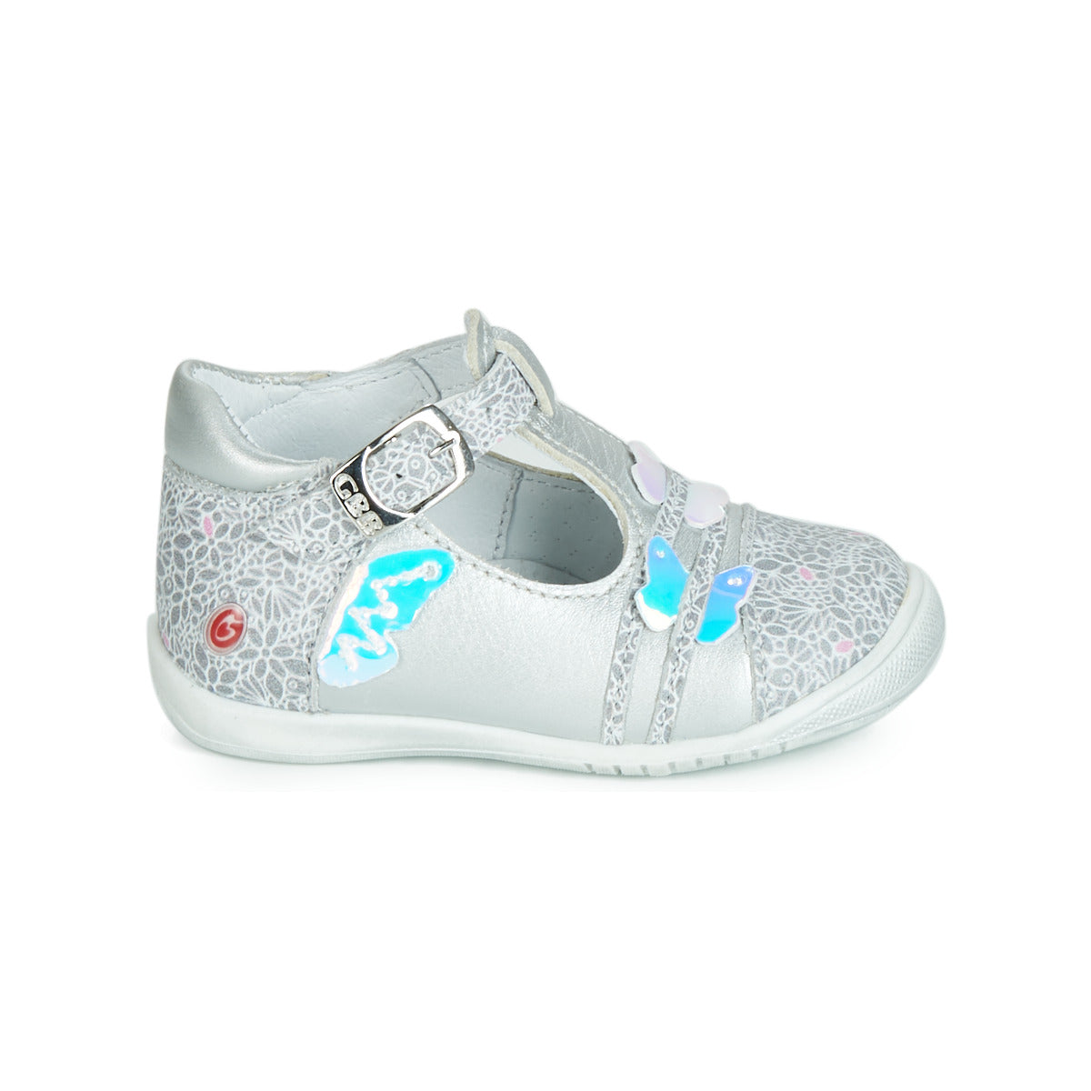 Ballerine bambina ragazza GBB MERTONE Argento