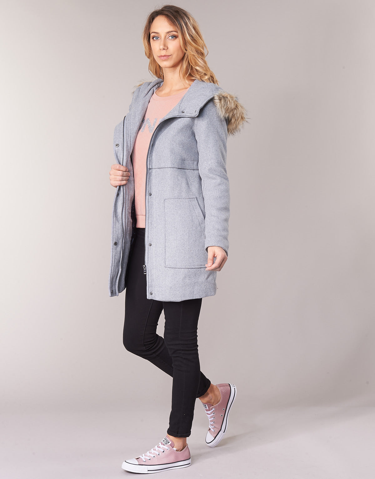 Mantella Donna Only ONLNOAH Grigio