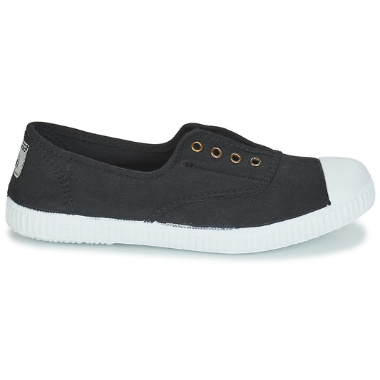 Sneakers basse Donna Victoria INGLESA ELASTICO TINTADA Nero
