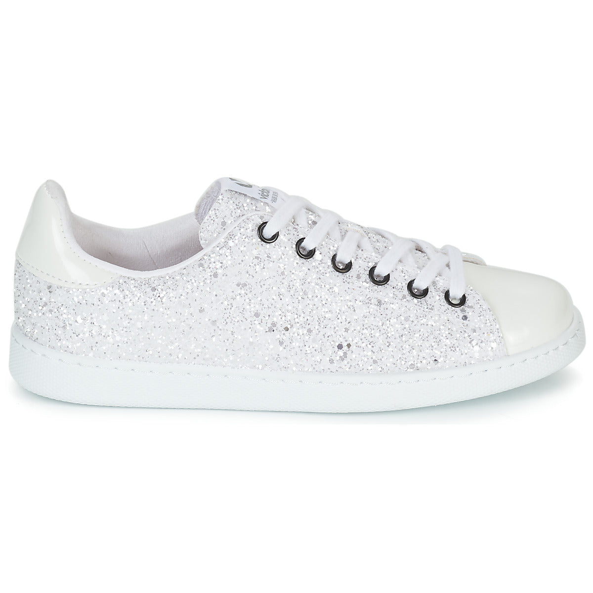 Sneakers basse Donna Victoria TENIS GLITTER Bianco