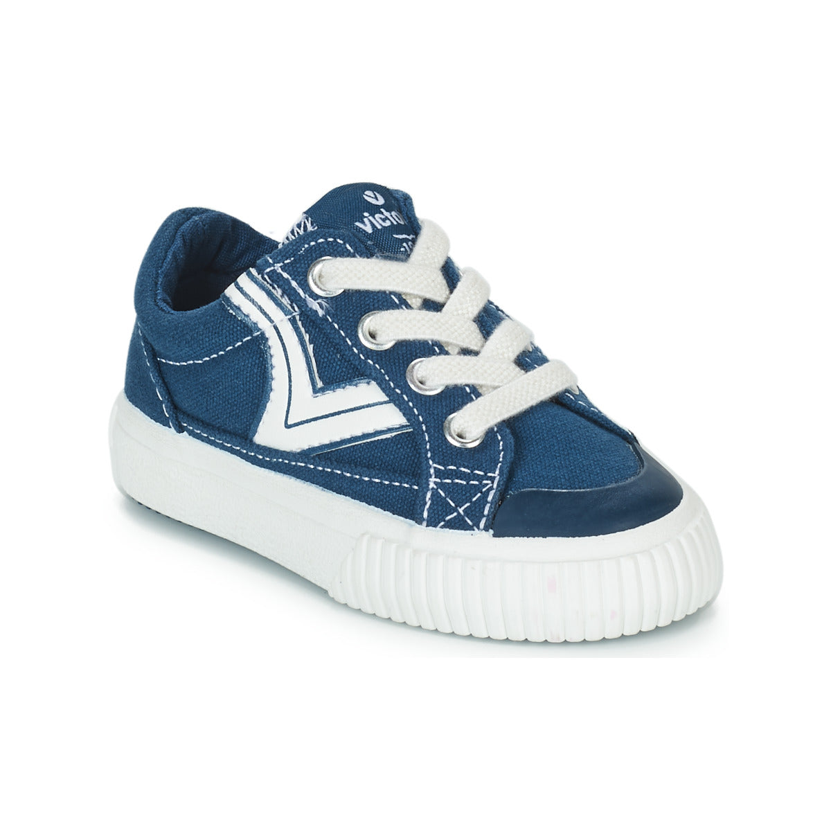 Scarpe bambini ragazza Victoria TRIBU LONA RETRO Blu