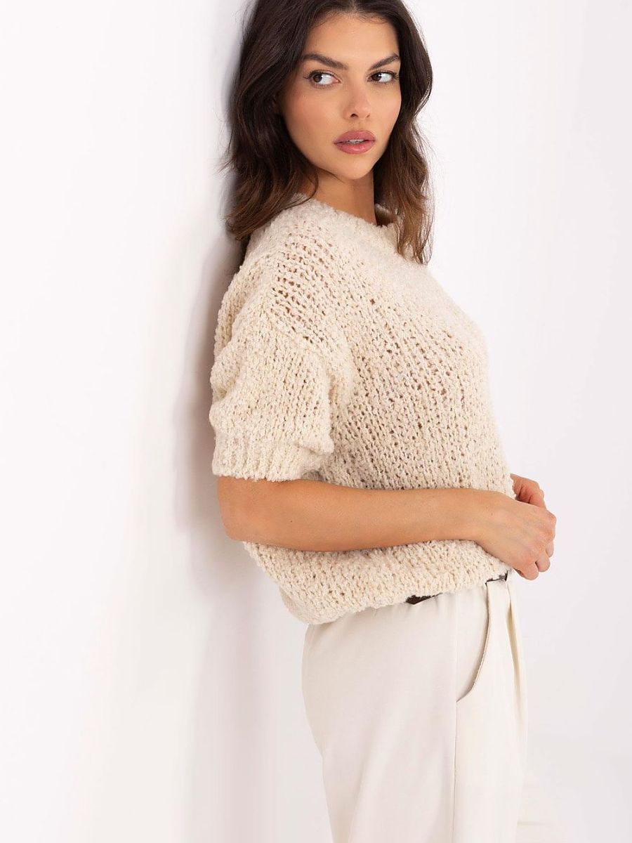 Maglione a manica corta Donna