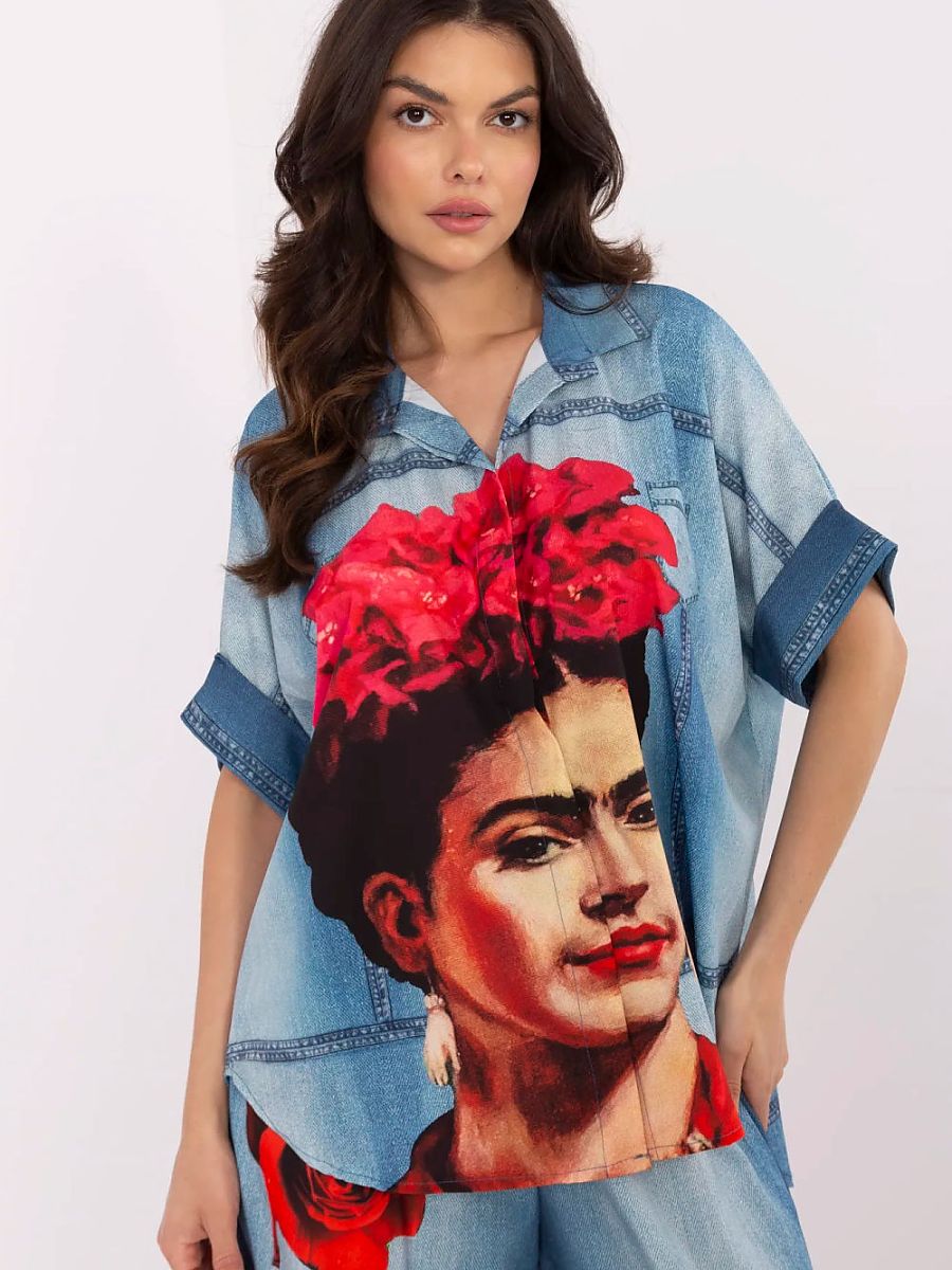 Camicia a manica corta Donna