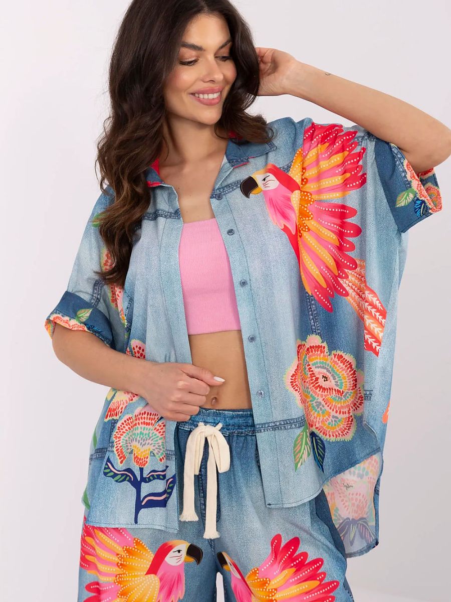 Camicia a manica corta Donna