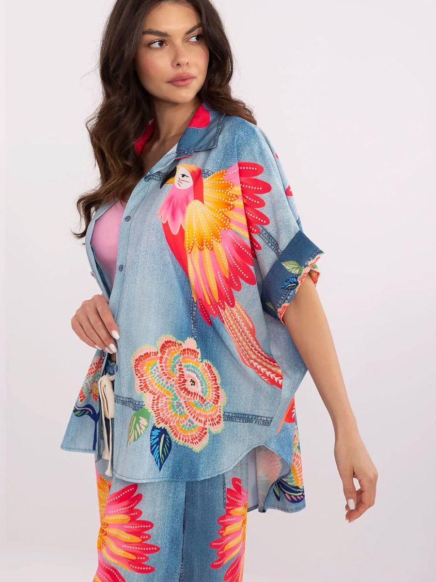 Camicia a manica corta Donna