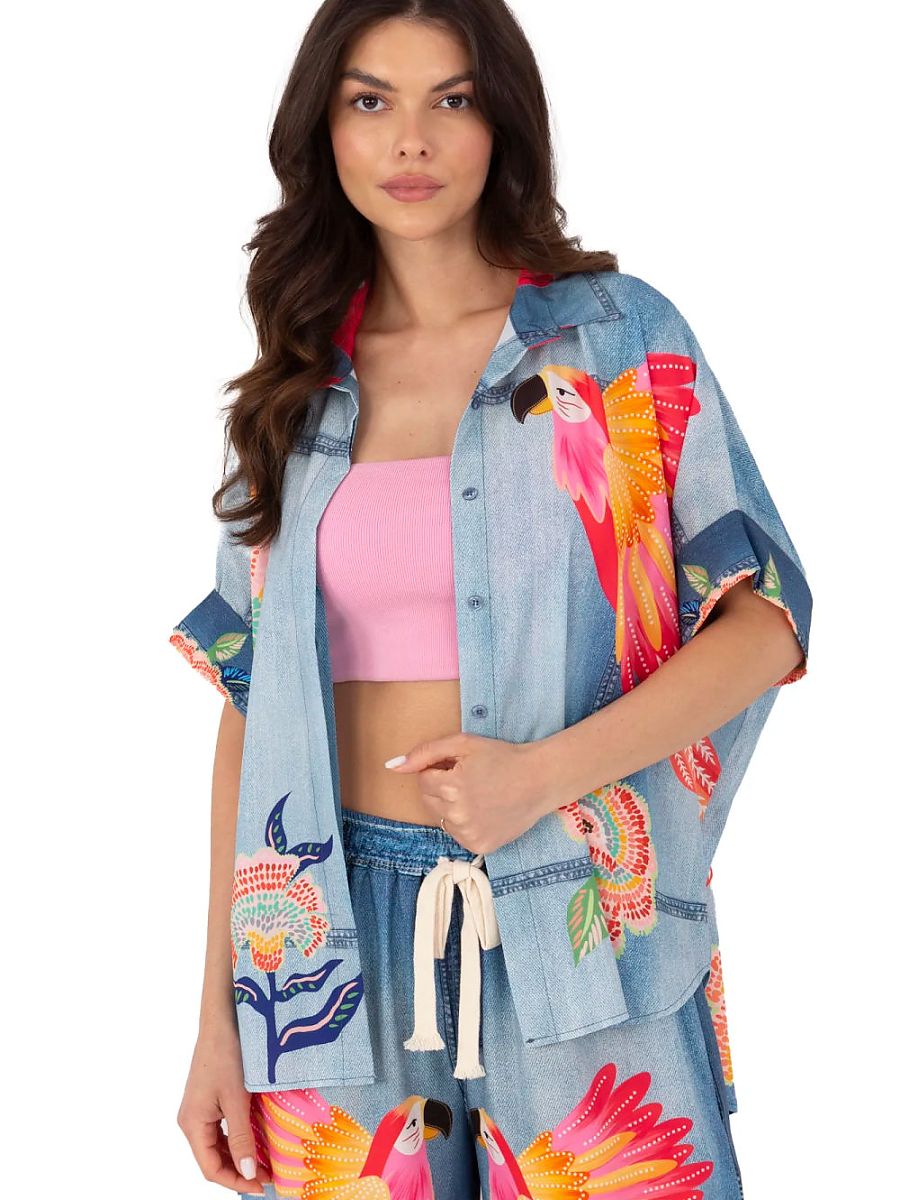 Camicia a manica corta Donna