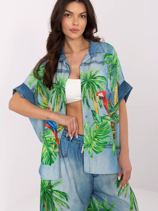 Camicia a manica corta Donna