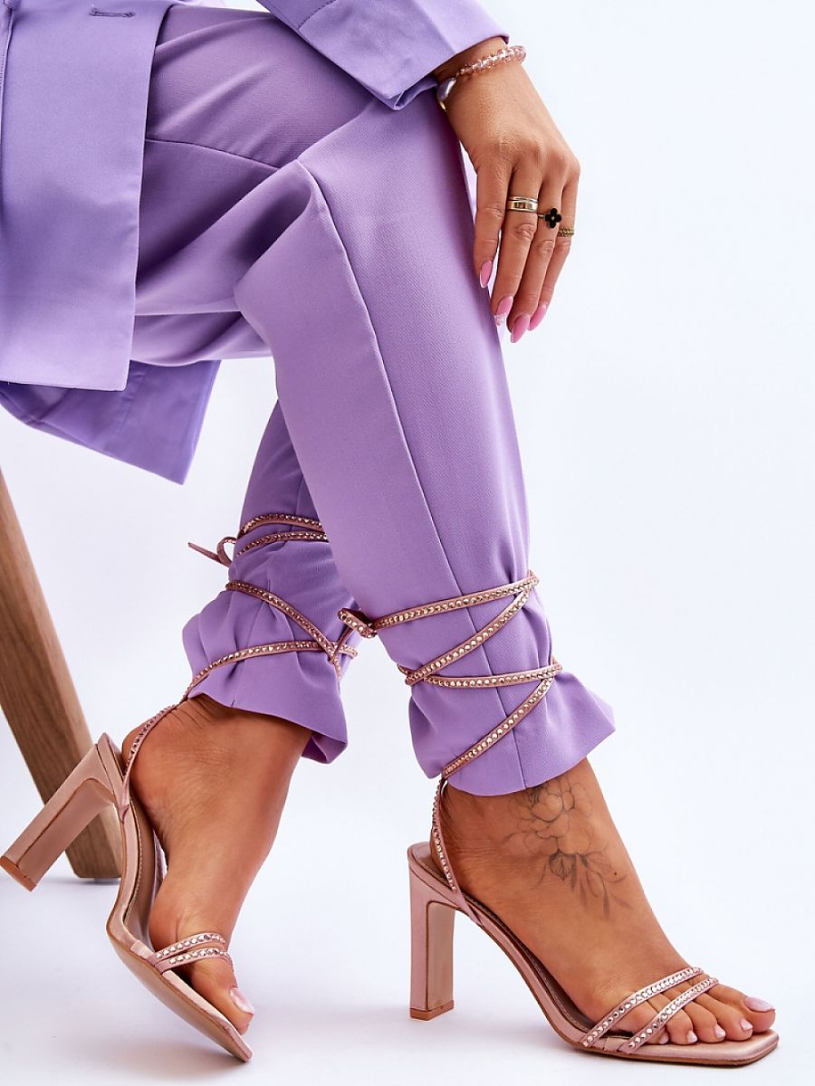 Sandali con lacci Donna