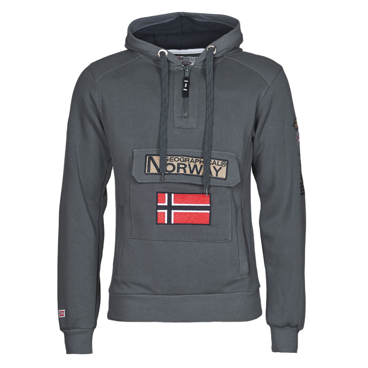 Felpa Uomo Geographical Norway  GYMCLASS  Grigio