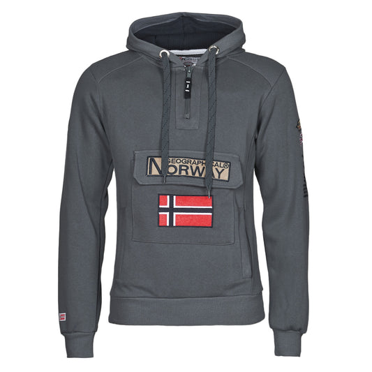 Felpa Uomo Geographical Norway  GYMCLASS  Grigio