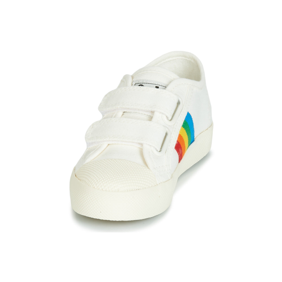 Scarpe bambini ragazza Gola  COASTER RAINBOW VELCRO  Bianco