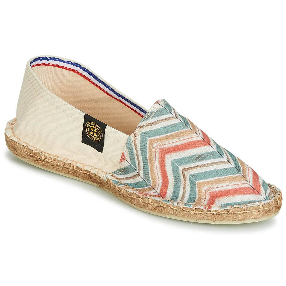 Scarpe Espadrillas Donna Art of Soule  BOHEME BICOLOR  Beige