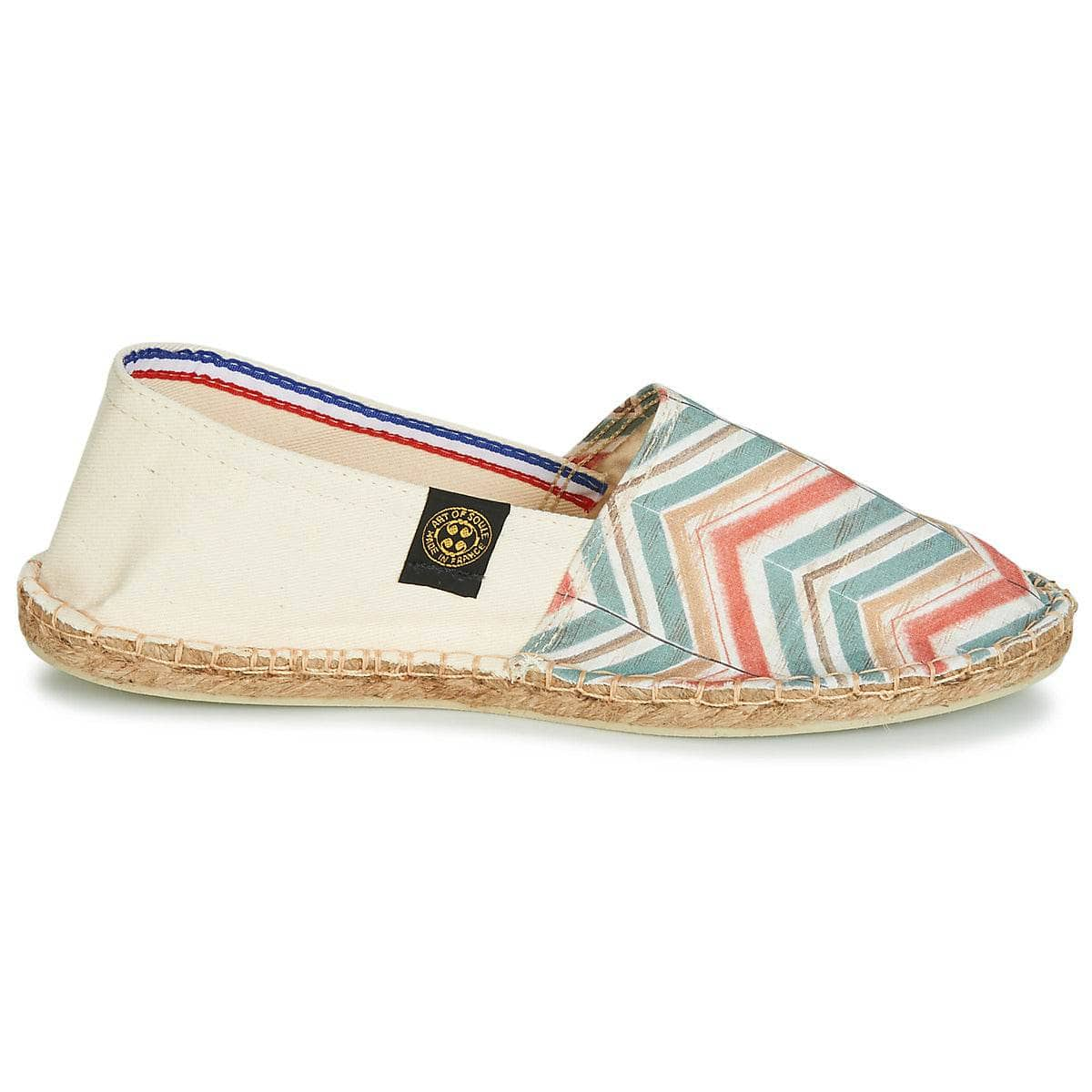 Scarpe Espadrillas Donna Art of Soule  BOHEME BICOLOR  Beige