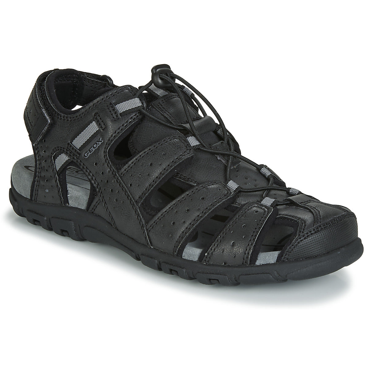 Sandali Uomo Geox  UOMO SANDAL STRADA  Nero