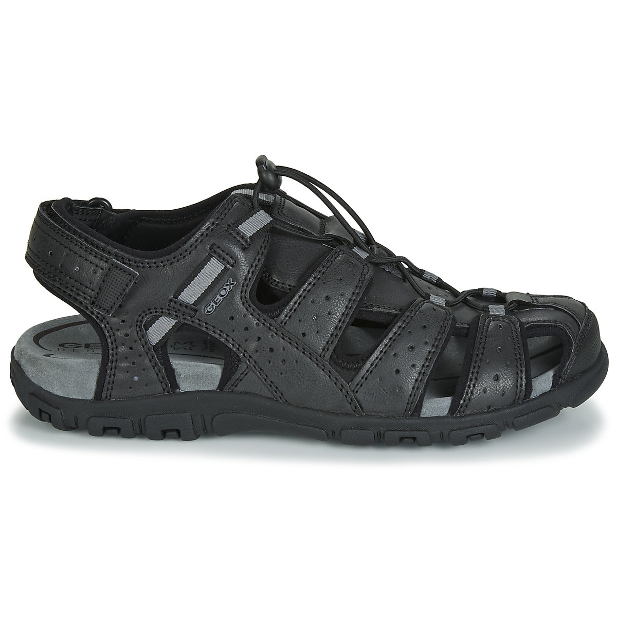 Sandali Uomo Geox  UOMO SANDAL STRADA  Nero