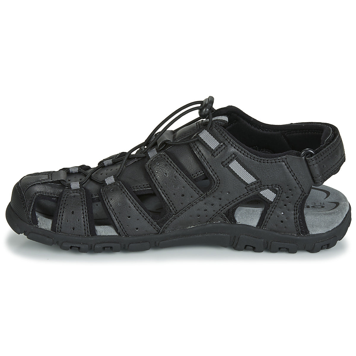 Sandali Uomo Geox  UOMO SANDAL STRADA  Nero