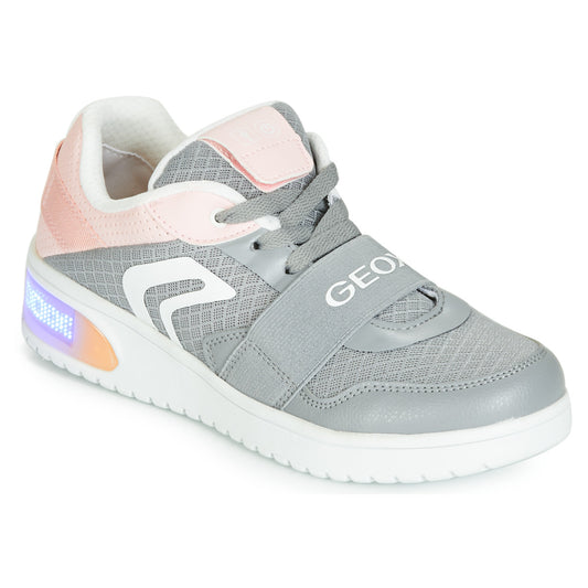 Scarpe bambini ragazza Geox  J XLED GIRL  Grigio