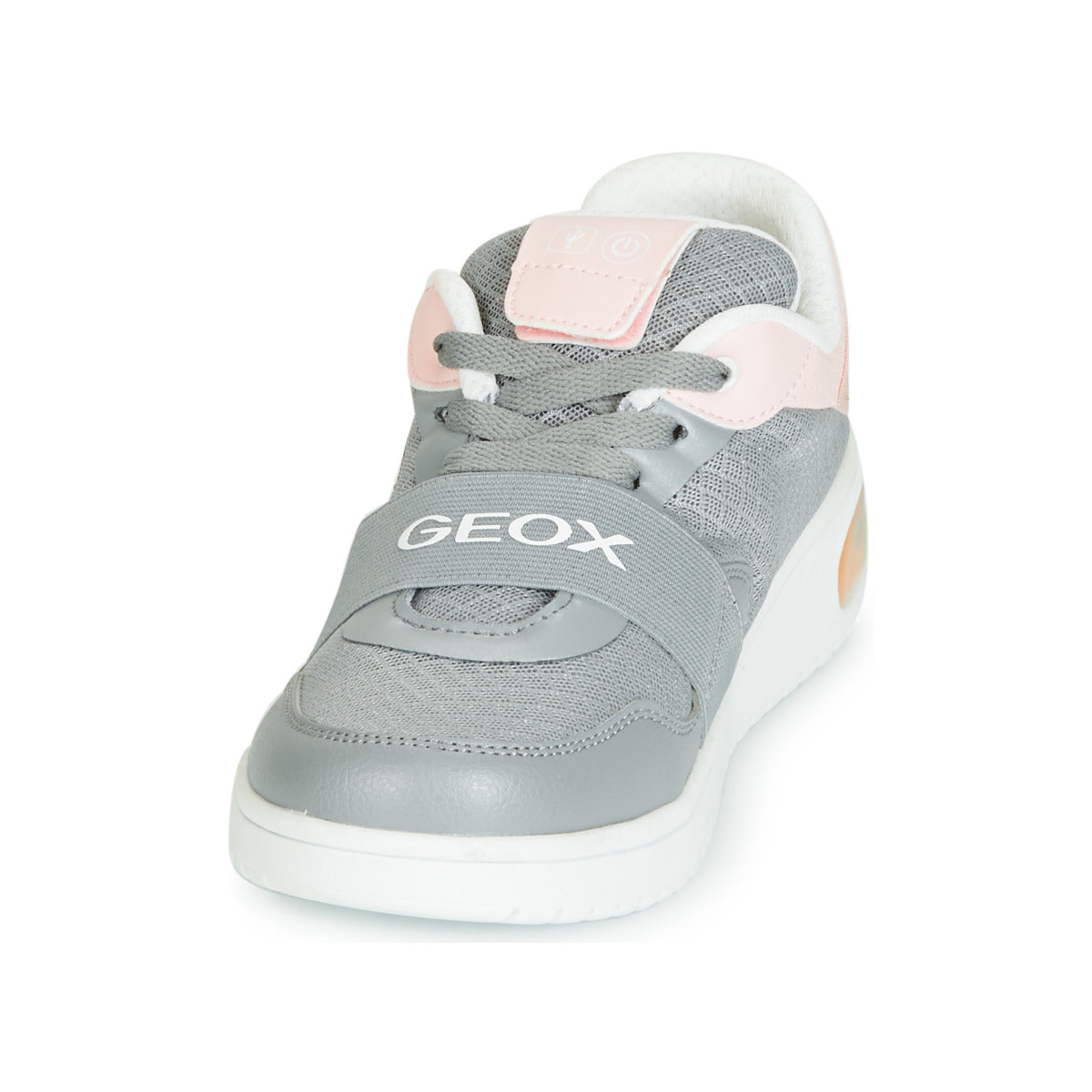 Scarpe bambini ragazza Geox  J XLED GIRL  Grigio