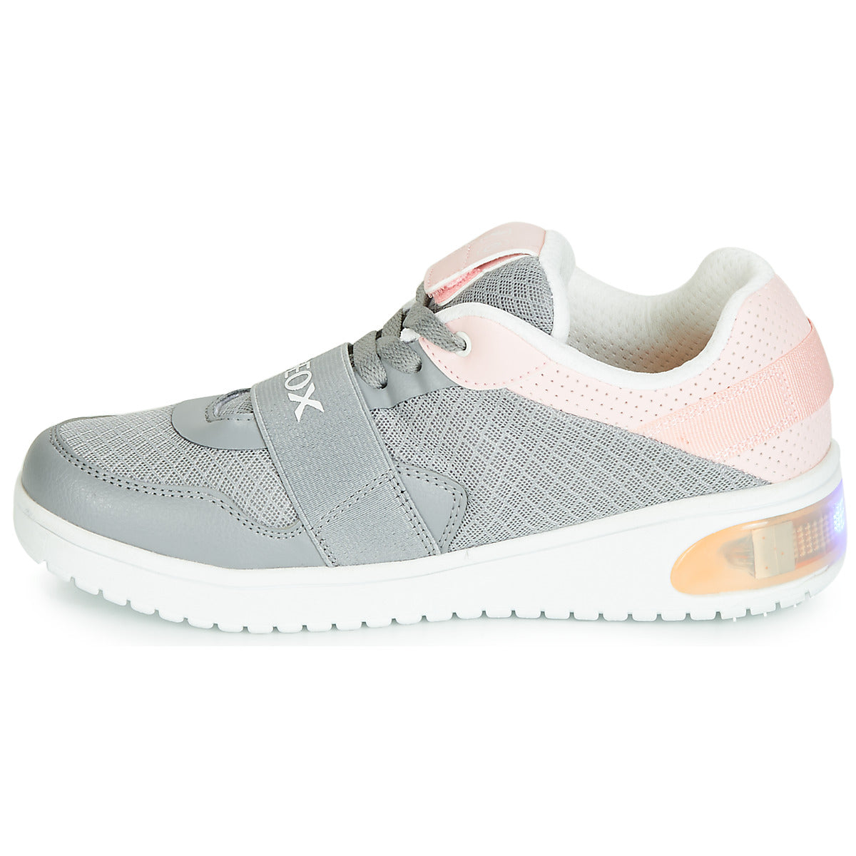 Scarpe bambini ragazza Geox  J XLED GIRL  Grigio