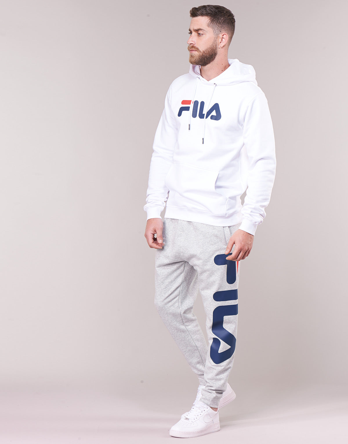 Felpa Uomo Fila  PURE Hoody  Bianco