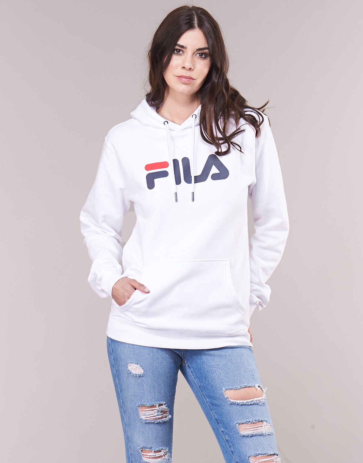 Felpa Uomo Fila  PURE Hoody  Bianco