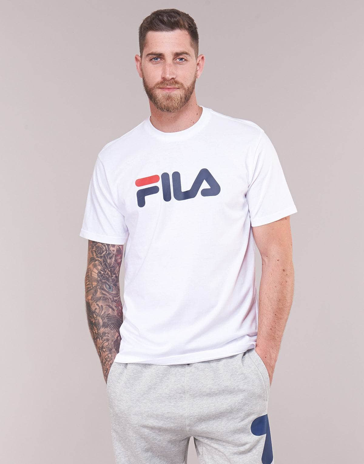 T-shirt Uomo Fila  BELLANO  Bianco