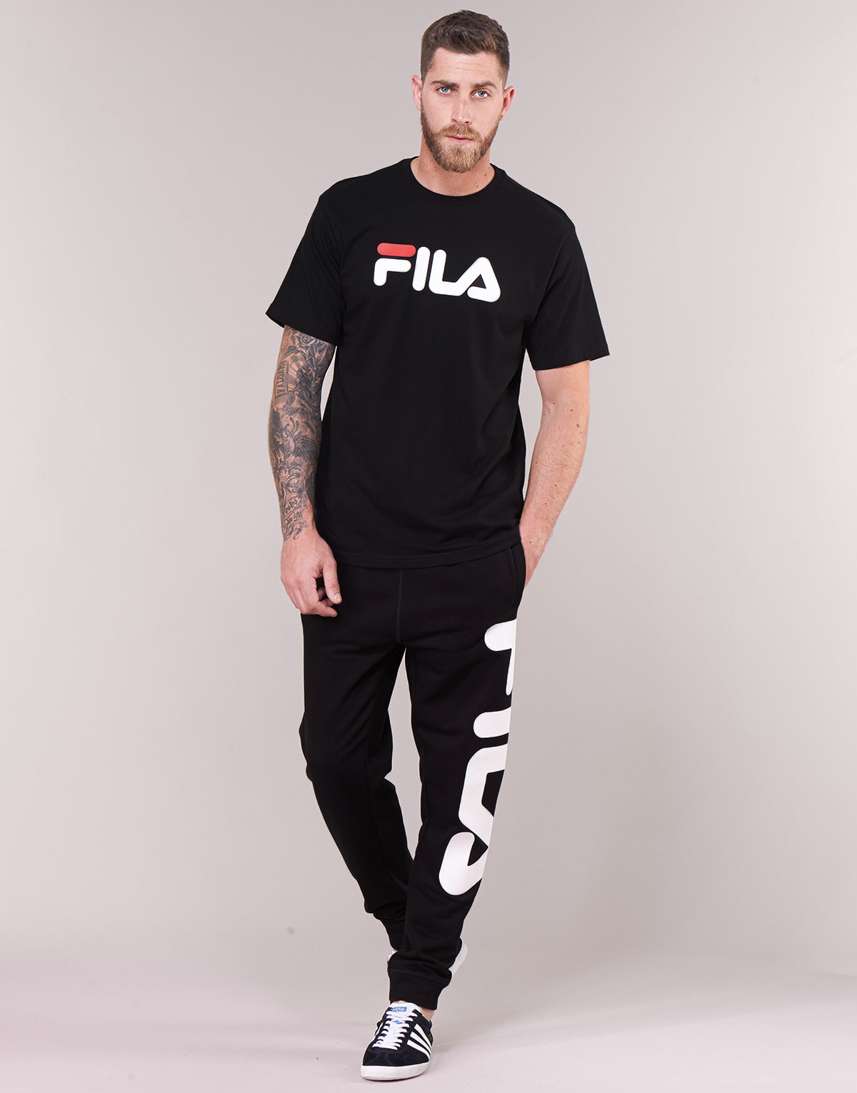 Pantaloni Sportivi Uomo Fila  BRONTE  Nero