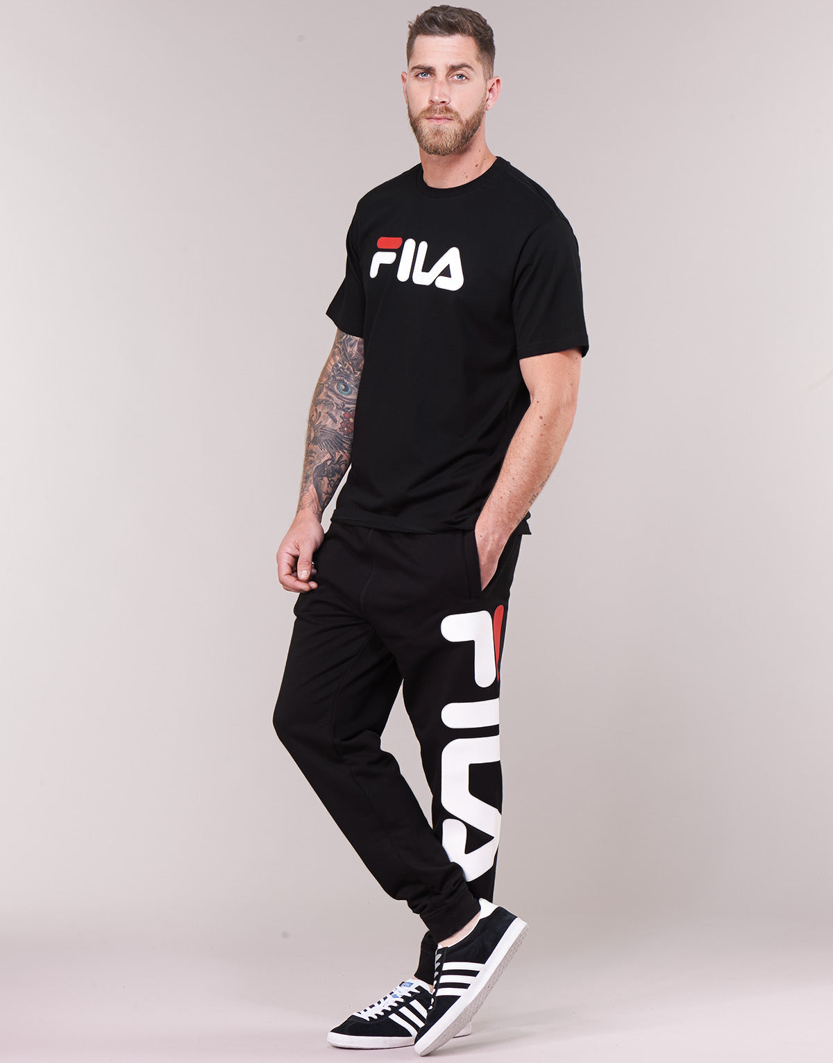 Pantaloni Sportivi Uomo Fila  BRONTE  Nero