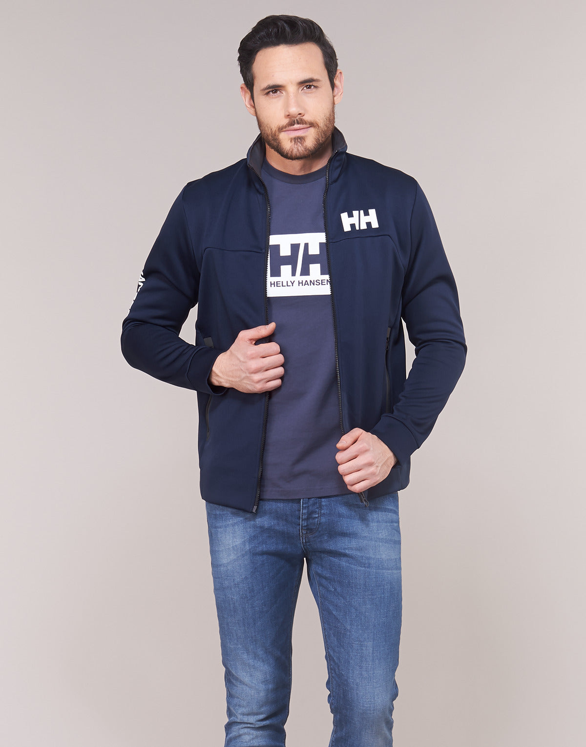 Giubbotto Uomo Helly Hansen  HP FLEECE JACKET  Blu