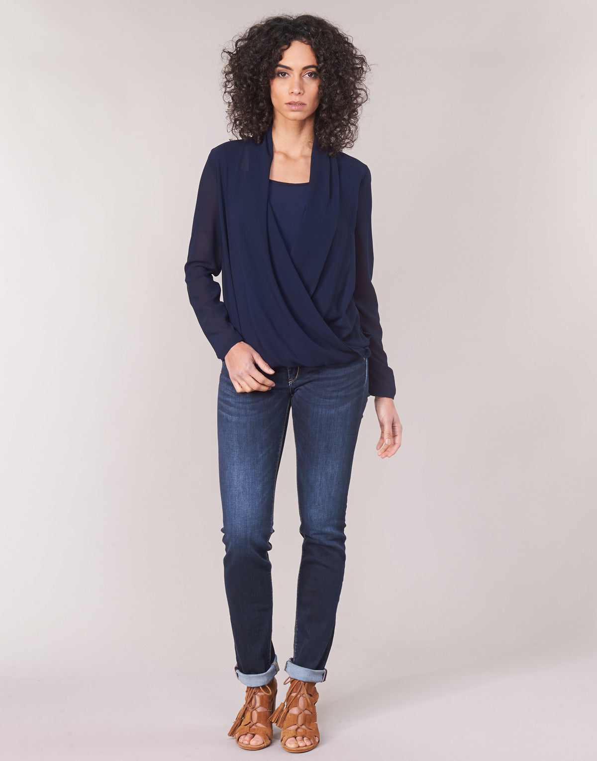 Jeans Donna Le Temps des Cerises  PULP REGULAR  Blu