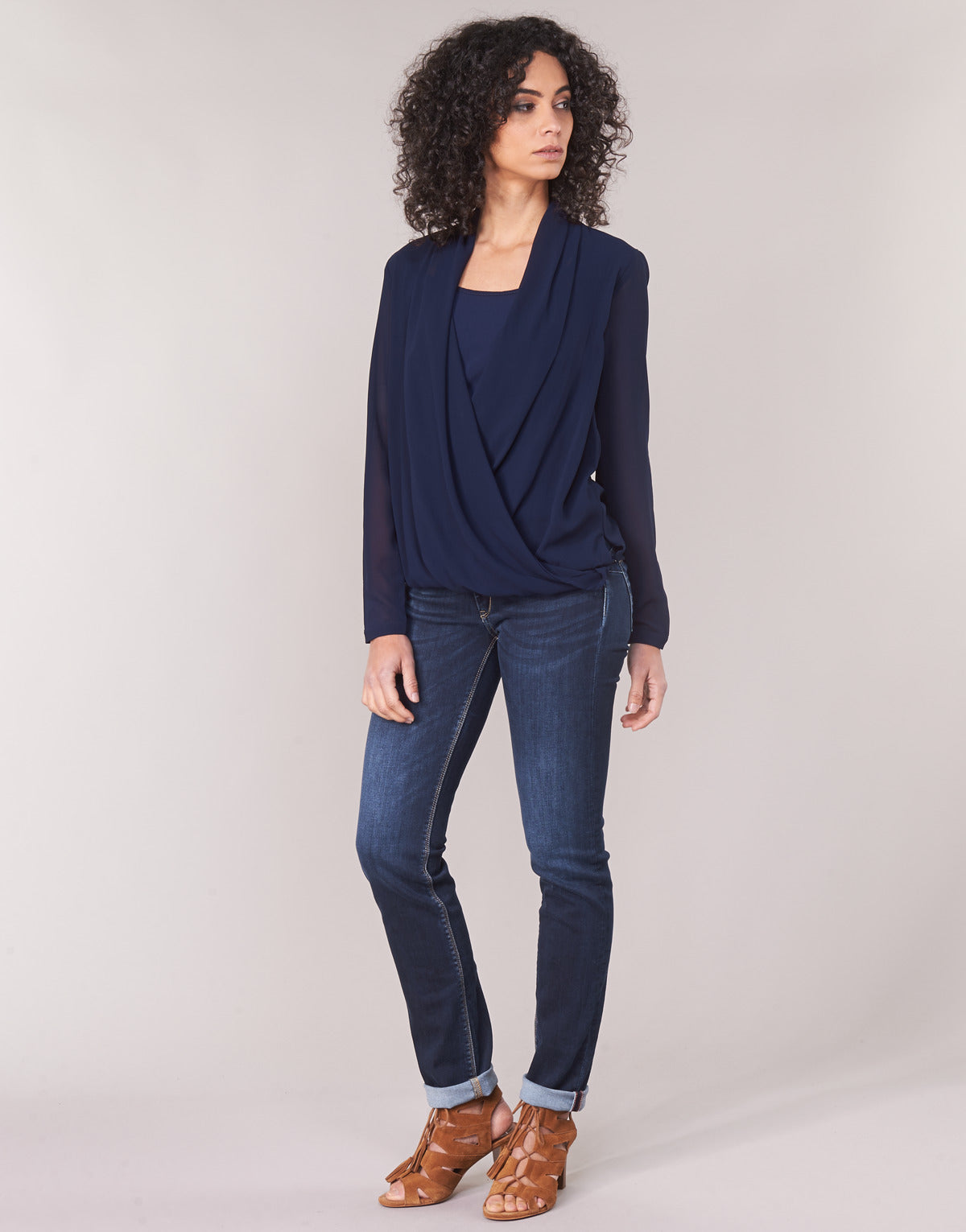 Jeans Donna Le Temps des Cerises  PULP REGULAR  Blu