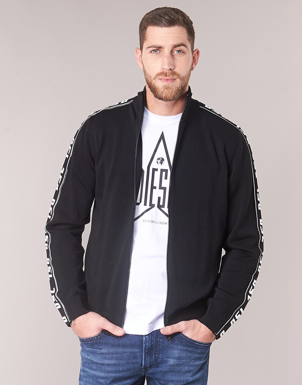 Gilet / Cardigan Uomo Diesel  K KER A  Nero