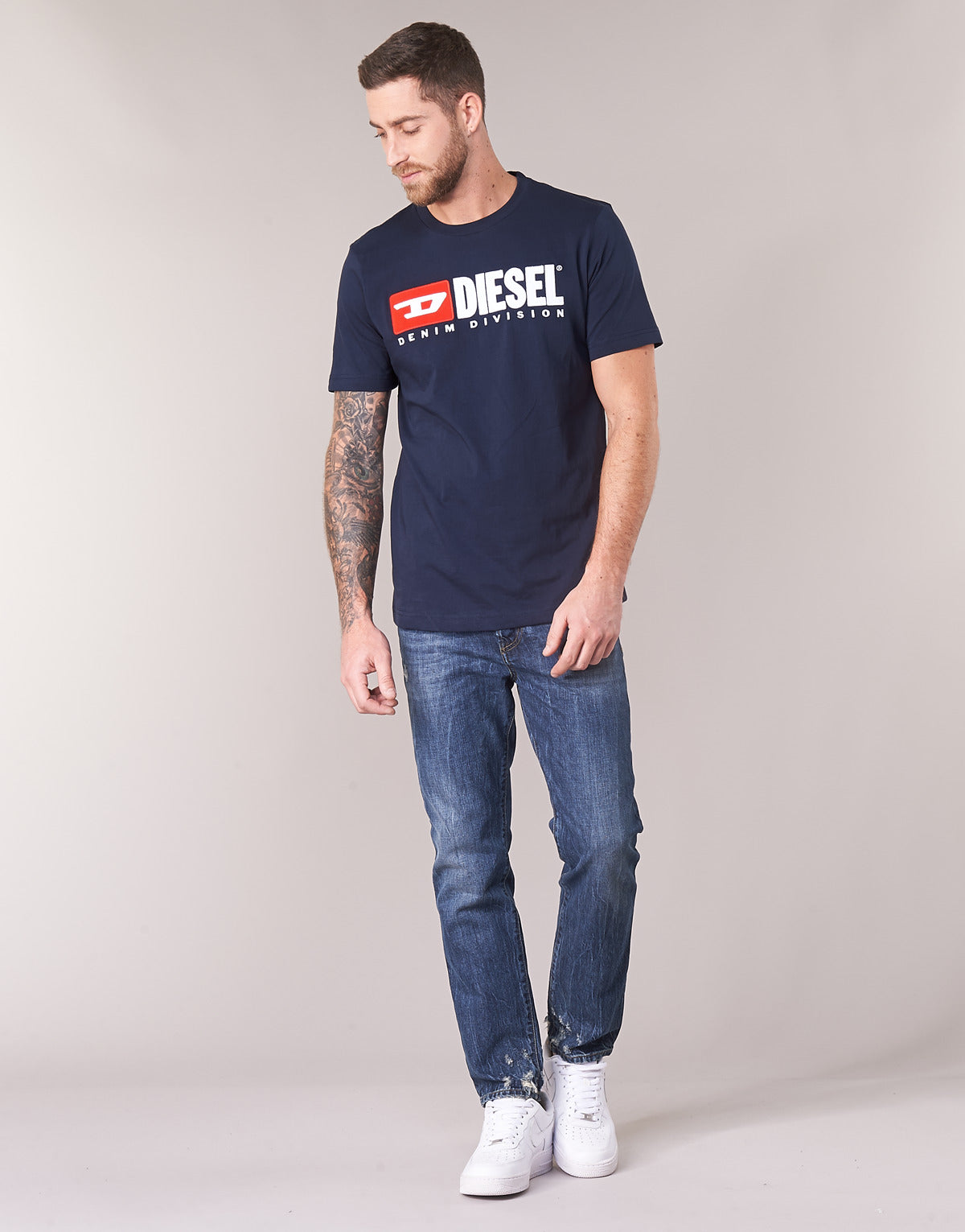 Jeans Slim Uomo Diesel  MHARKY  Blu