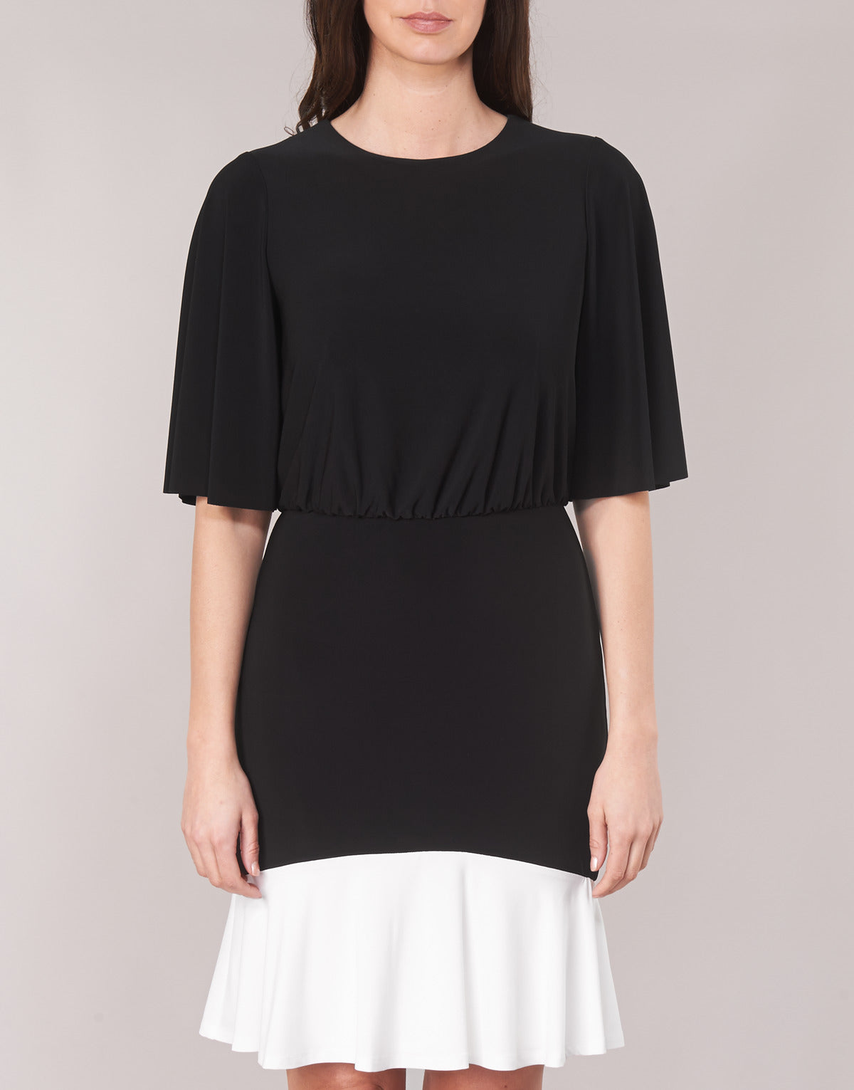 Abito corto Donna Lauren Ralph Lauren  ELBOW SLEEVE DAY DRESS  Nero