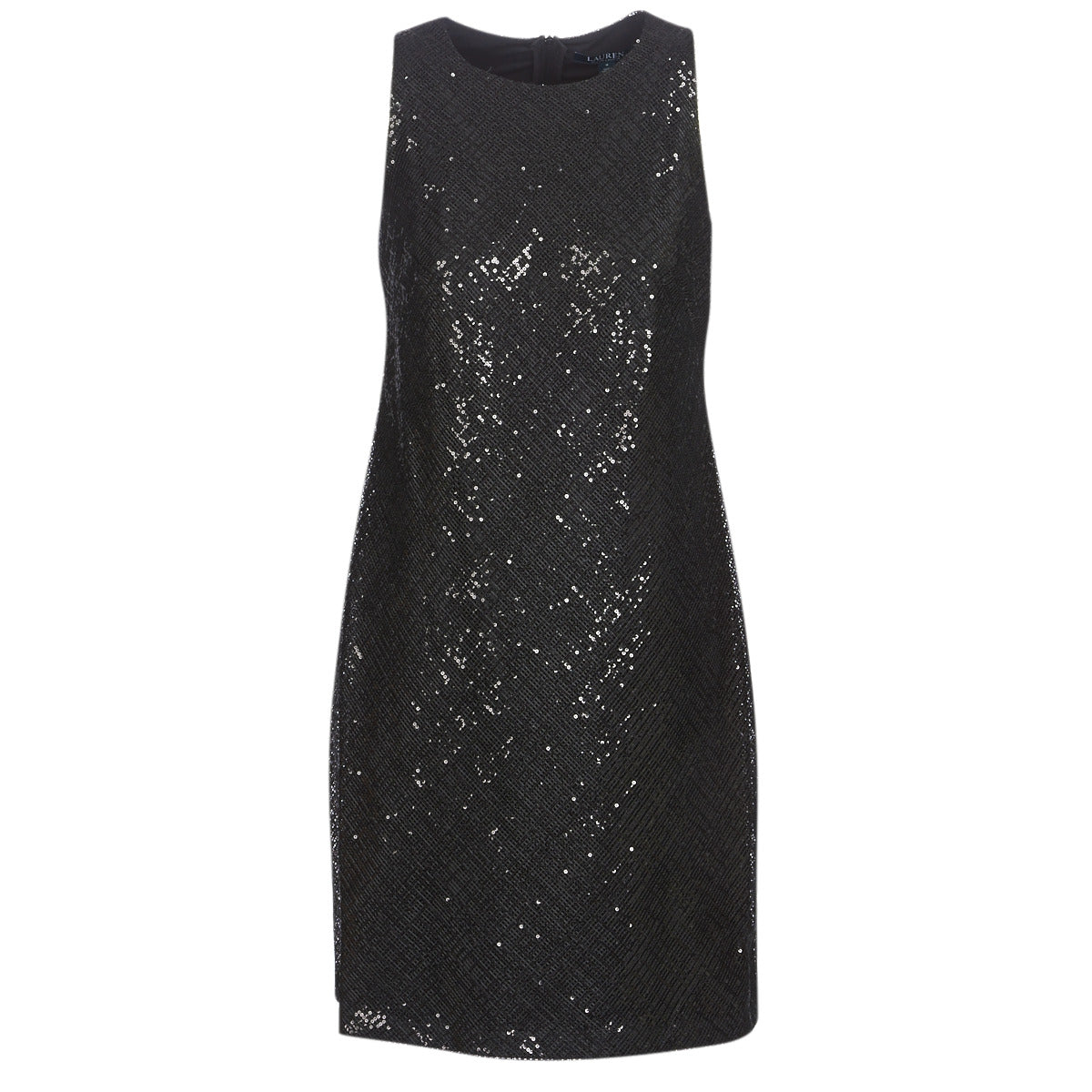 Abito corto Donna Lauren Ralph Lauren  SEQUINED SLEEVELESS DRESS  Nero