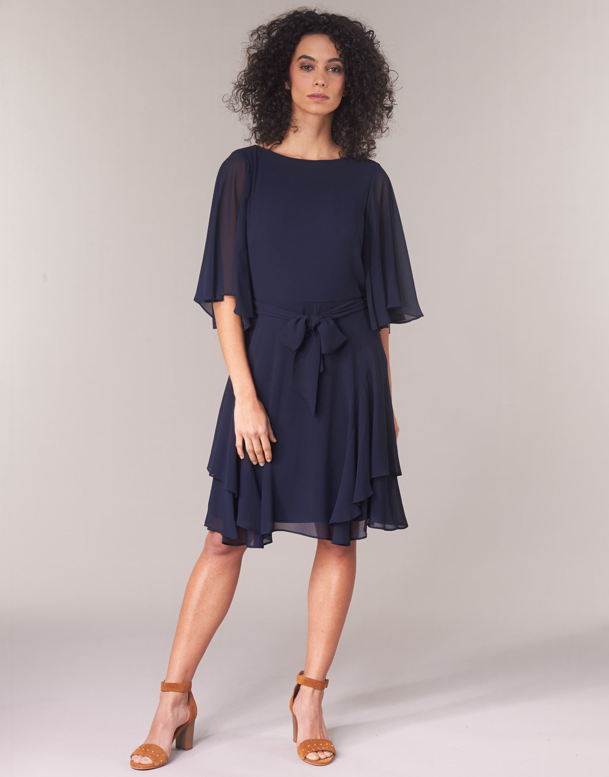 Abito corto Donna Lauren Ralph Lauren  NAVY-3/4 SLEEVE-DAY DRESS  Blu