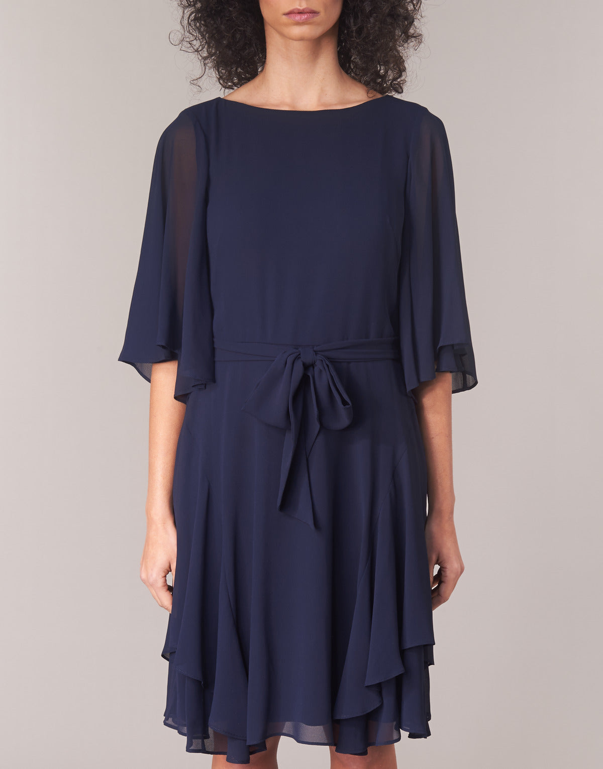 Abito corto Donna Lauren Ralph Lauren  NAVY-3/4 SLEEVE-DAY DRESS  Blu