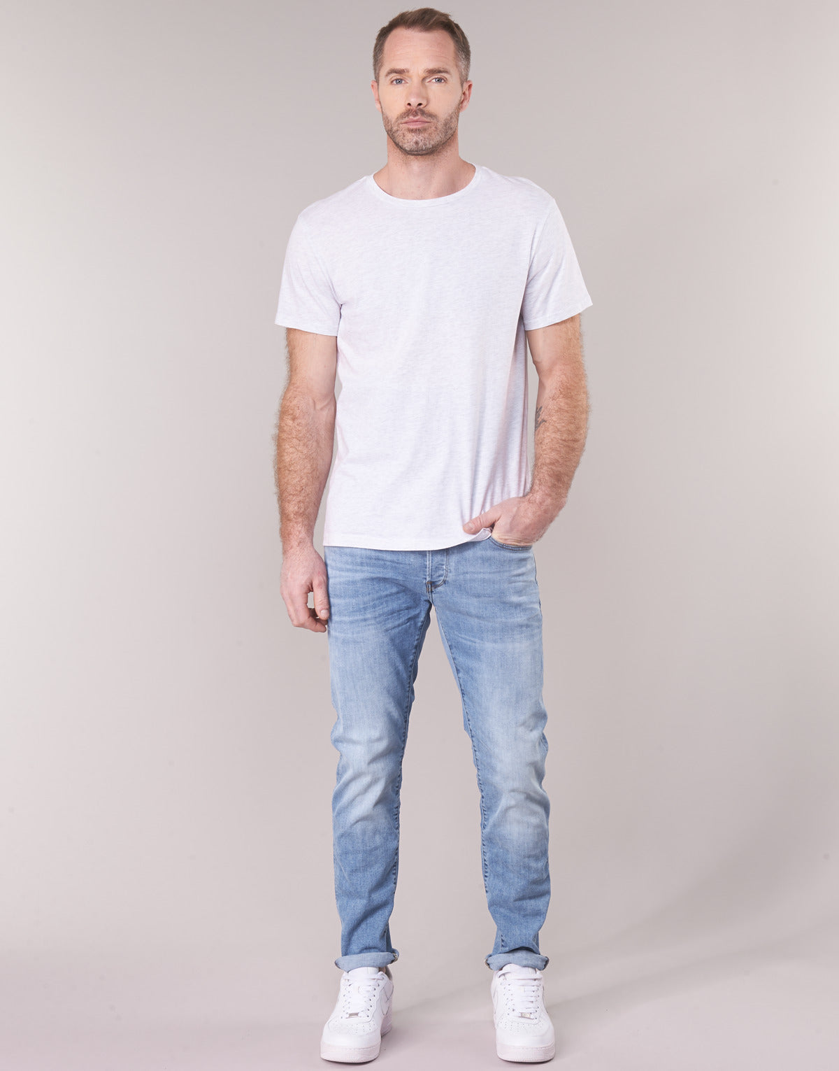 Jeans Slim Uomo G-Star Raw  3302 SLIM  Blu