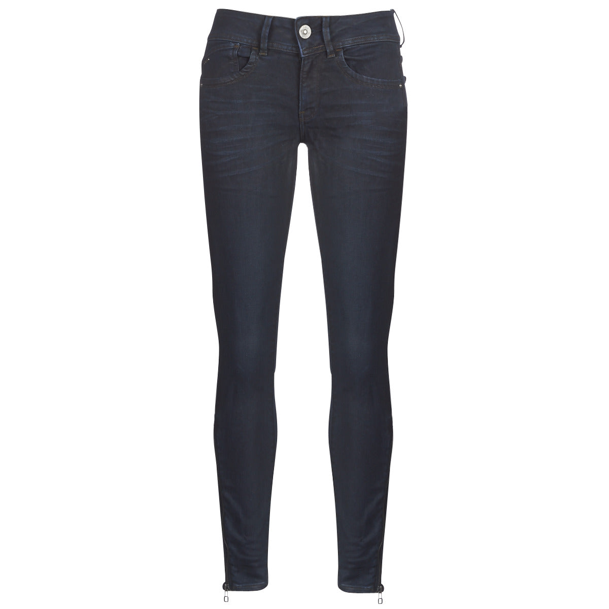 Jeans skynny Donna G-Star Raw  LYNN ZIP MID SKINNY ANKLE  Blu