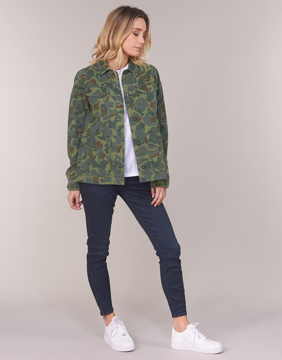 Giubbotto Donna G-Star Raw  ROVIC AO FIELD OVERSHIRT  Verde