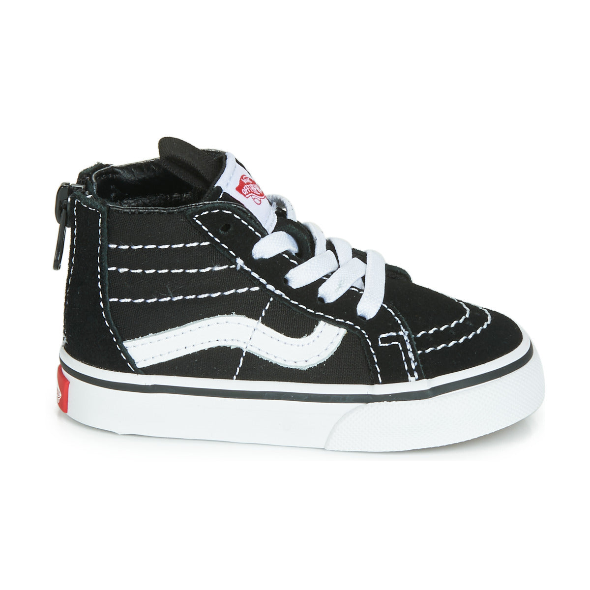 Scarpe bambini ragazza Vans  SK8-HI ZIP  Nero