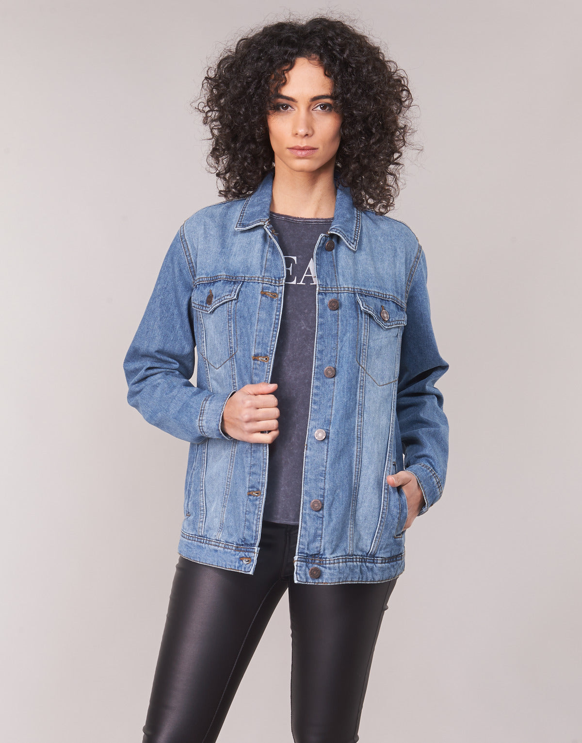 Giacca in jeans Donna Noisy May  NMOLE  Blu